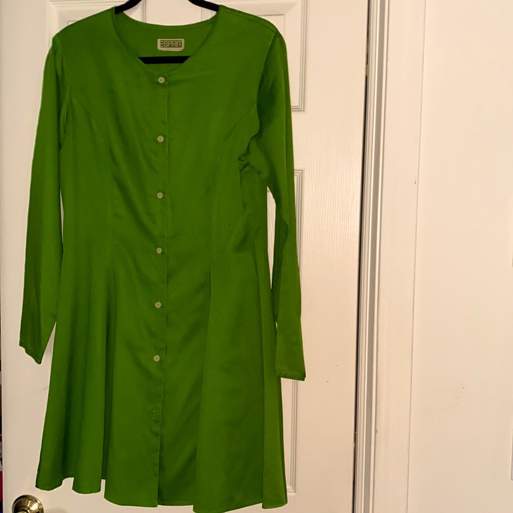 ESPRIT Green Dress-XL fitted Great Condition